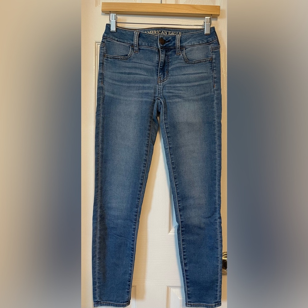 American eagle super stretch jeggings Outfitters, Color : Light Shadow